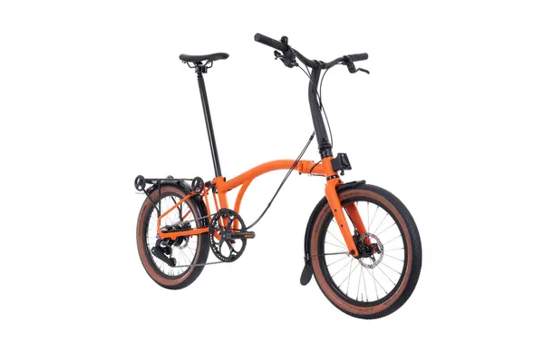 G-Line in Adventure Orange (view 1) — official Brompton photo