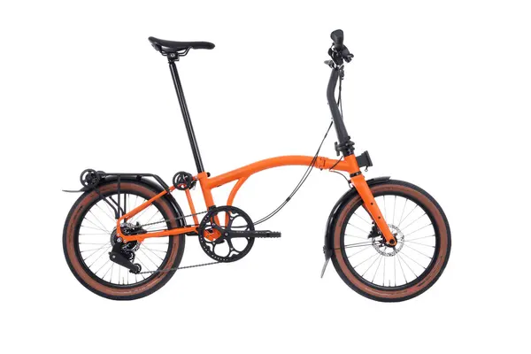 G-Line in Adventure Orange (view 2) — official Brompton photo