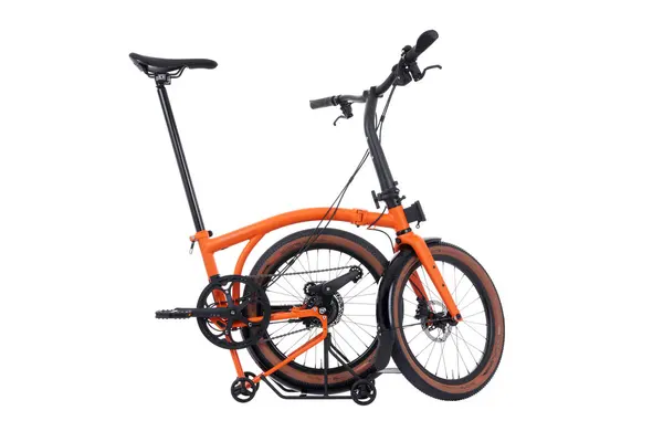G-Line in Adventure Orange (view 3) — official Brompton photo